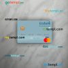 Senegal Ecobank Sénégal mastercard PSD scan and photo taken image, 2 in 1