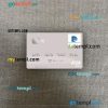 Senegal The International Commercial Bank visa debit card PSD scan and photo-realistic snapshot, 2 in 1