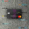Skrill Mastercard Debit card template in PSD format, fully editable PSD scan and photo taken image, 2 in 1