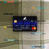 Slovakia Tatra Bank mastercard blue PSD scan and photo taken image, 2 in 1