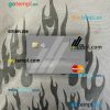 Slovakia Tatra Banka mastercard gray PSD scan and photo taken image, 2 in 1
