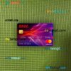 South Korea BNK bank mastercard PSD scan and photo taken image, 2 in 1
