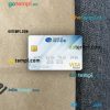 South Korea Daegu bank visa electron card PSD scan and photo-realistic snapshot, 2 in 1