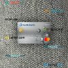 South Korea KDB bank mastercard platinum PSD scan and photo taken image, 2 in 1