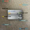 South Korea KDB bank visa platinum card PSD scan and photo-realistic snapshot, 2 in 1