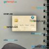 South Korea Shinhan Financial Group visa debit card PSD scan and photo-realistic snapshot, 2 in 1