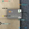 South Sudan Eden Commercial Bank visa debit card PSD scan and photo-realistic snapshot, 2 in 1