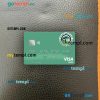 Sudan The Agricultural Bank of Sudan visa debit card PSD scan and photo-realistic snapshot, 2 in 1