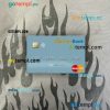 Suriname Finabank N.V. mastercard PSD scan and photo taken image, 2 in 1