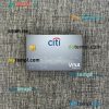 Sweden Citibank visa platinum card PSD scan and photo-realistic snapshot, 2 in 1