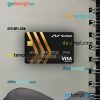 Sweden Nordnet AB bank visa signature card PSD scan and photo-realistic snapshot, 2 in 1