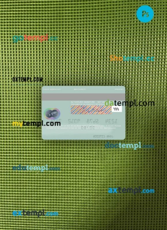 Switzerland Julius Baer Group AG mastercard PSD scan and photo taken image, 2 in 1 - Image 2