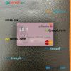 Syria Al Baraka Bank mastercard PSD scan and photo taken image, 2 in 1
