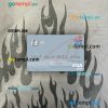 Syria Gulf Bank visa debit card PSD scan and photo-realistic snapshot, 2 in 1