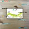 Tajikistan Alif Bank visa electron card PSD scan and photo-realistic snapshot, 2 in 1