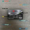 Thailand DBS bank platinum visa card PSD scan and photo-realistic snapshot, 2 in 1