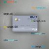 Timor-Leste Banco Nacional Ultramarino building visa debit card PSD scan and photo-realistic snapshot, 2 in 1