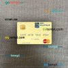 Tunisia RBC Royal Bank mastercard PSD scan and photo taken image, 2 in 1