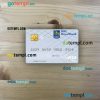Tunisia RBC Royal Bank visa debit card PSD scan and photo-realistic snapshot, 2 in 1