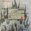Turkey Odeabank mastercard PSD scan and photo taken image, 2 in 1