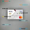 Turkey QNB Finansbank Card PSD scan and photo-realistic snapshot, 2 in 1