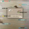 Turkmenistan Garagum IJSB visa debit card PSD scan and photo-realistic snapshot, 2 in 1