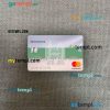 Turkmenistan Halkbank mastercard PSD scan and photo taken image, 2 in 1