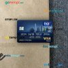 UAE First Abu Dhabi bank visa classic card PSD scan and photo-realistic snapshot, 2 in 1