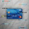 USA ADP Earnings bank mastercard PSD scan and photo taken image, 2 in 1