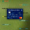 USA Ally Financial Bank mastercard PSD scan and photo taken image, 2 in 1