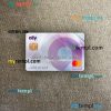 USA Ally bank mastercard PSD scan and photo taken image, 2 in 1