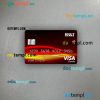 USA BB&T Corp. bank visa classic card PSD scan and photo-realistic snapshot, 2 in 1