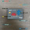 USA BMO Harris Bank visa card PSD scan and photo-realistic snapshot, 2 in 1
