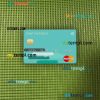 USA BNP Paribas Bank mastercard PSD scan and photo taken image, 2 in 1