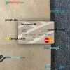 USA Bank of America bank mastercard PSD scan and photo taken image, 2 in 1