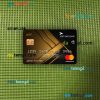 USA Bank of New York Mellon gold mastercard PSD scan and photo taken image, 2 in 1