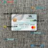 USA Bank of the West bank mastercard PSD scan and photo taken image, 2 in 1