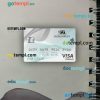 USA Bank of the West bank visa platinum card PSD scan and photo-realistic snapshot, 2 in 1