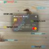 USA Barclays Bank mastercard PSD scan and photo taken image, 2 in 1