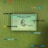 USA California Varo bank AMEX green card PSD scan and photo-realistic snapshot, 2 in 1