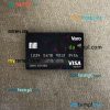 USA California Varo bank visa signature card PSD scan and photo-realistic snapshot, 2 in 1