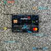 USA Capital One bank mastercard PSD scan and photo taken image, 2 in 1