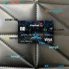 USA Capital One bank visa signature card PSD scan and photo-realistic snapshot, 2 in 1