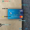 USA Citibank MasterCard PSD scan and photo taken image, 2 in 1