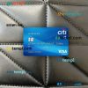 USA Citibank Visa Platinum card PSD scan and photo-realistic snapshot, 2 in 1