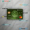 USA Commerce bank mastercard PSD scan and photo taken image, 2 in 1