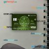 USA Commerce bank visa classic card PSD scan and photo-realistic snapshot, 2 in 1