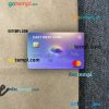 USA East West Bank mastercard PSD scan and photo taken image, 2 in 1