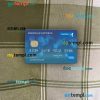 USA First Bank of Wiki AMEX payback card PSD scan and photo-realistic snapshot, 2 in 1