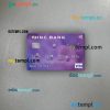 USA First Horizon National Corporation Bank visa card PSD scan and photo-realistic snapshot, 2 in 1